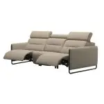 Stressless® Emily Steel 1 seater + Angled module + 1 seater (with 2 Power seats) - Image 2