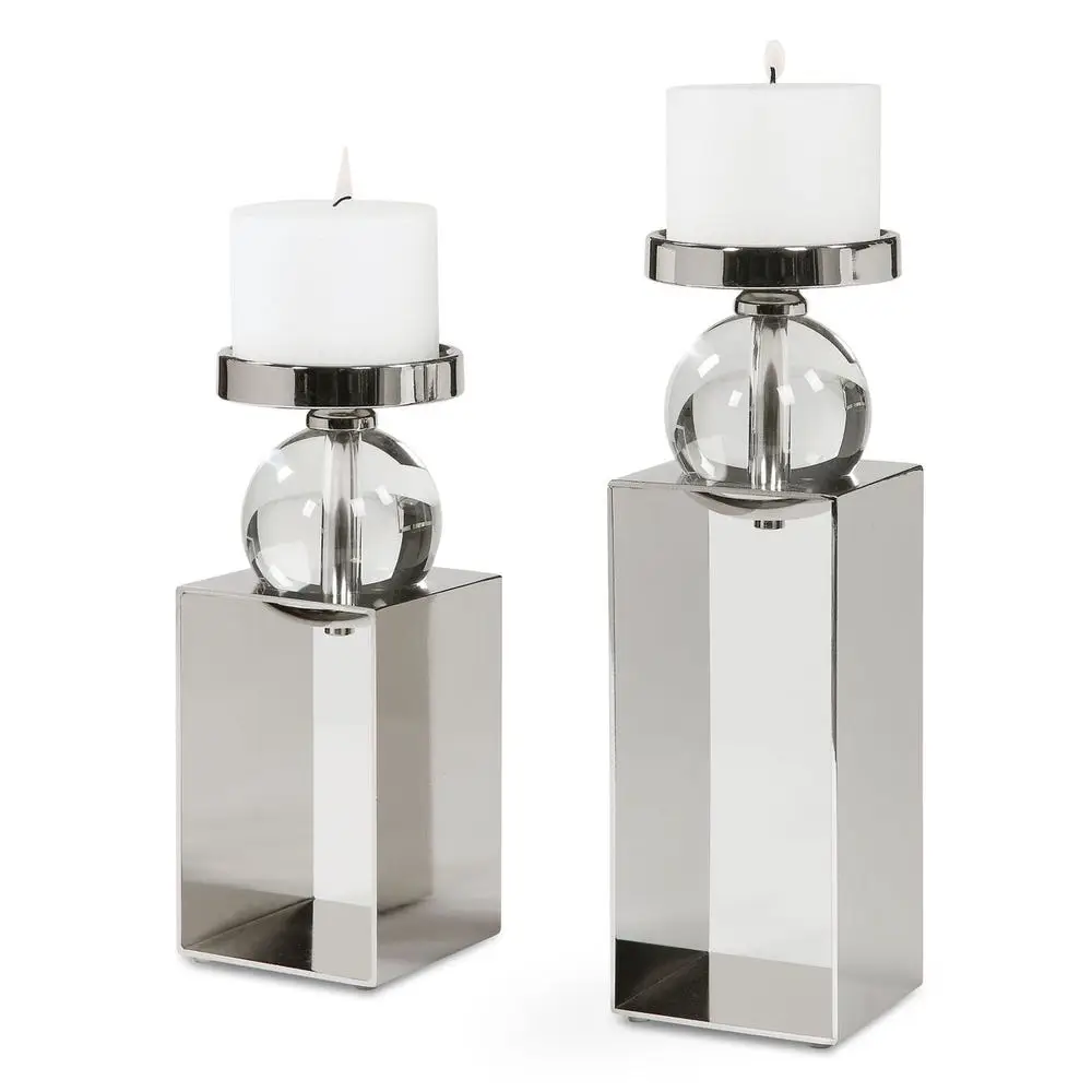 00531ce5393acf36bdb907af32e9841f Lucian Candleholders, S/2 - Image 1