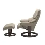 Stressless® Reno (M) Classic Base Recliner with Ottoman - Image 3
