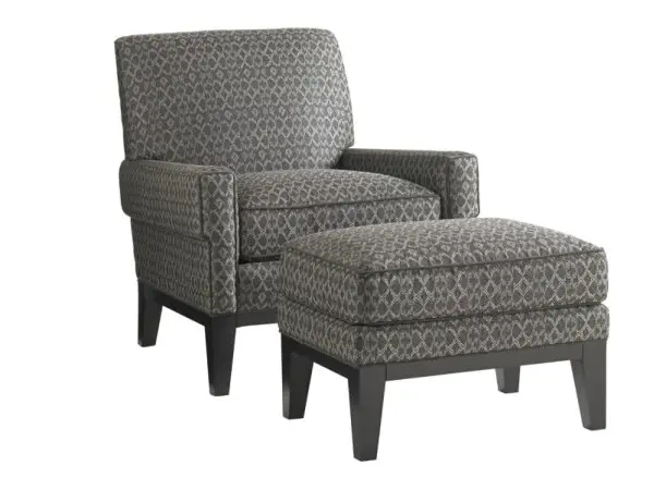 Lexington Upholstery Giovanni Ottoman - Image 3