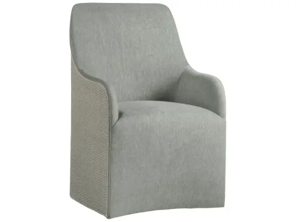 Riley Woven Arm Chair 2146-881 - Antiqued White
