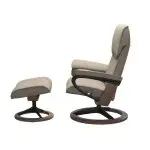 Stressless® Admiral (M) Signature Base Recliner with Ottoman - Image 3