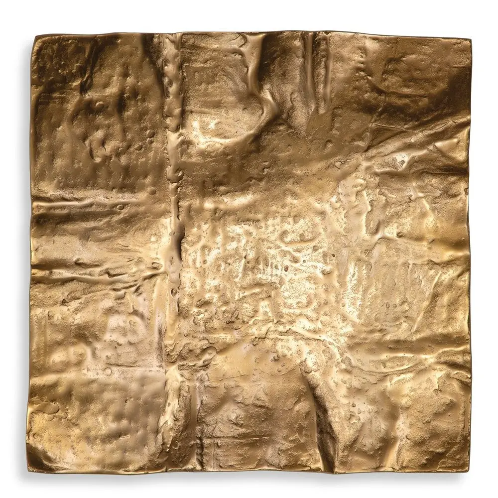 0a5e4ddb7abd3c3830e34194e4735d21 Archive Metal Wall Decor, Brass - Image 1