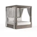 Laguna Resort King Daybed in Canvas Flax, No Welt