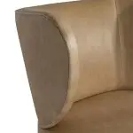 Oliver Leather Swivel Chair - Image 5