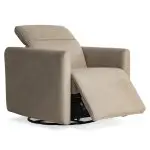 Livvy Leather Power Motion Swivel Chair - Image 3