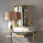 Crofton Vanity Mirror, Gold - Image 6
