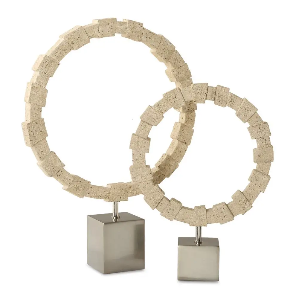 2324f4f8041bd11ed40435841df49a2b Ivory Fusion Rings, S/2 - Image 1