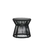 Milano End Table w/ 20" Honed Absolute Granite Insert Top