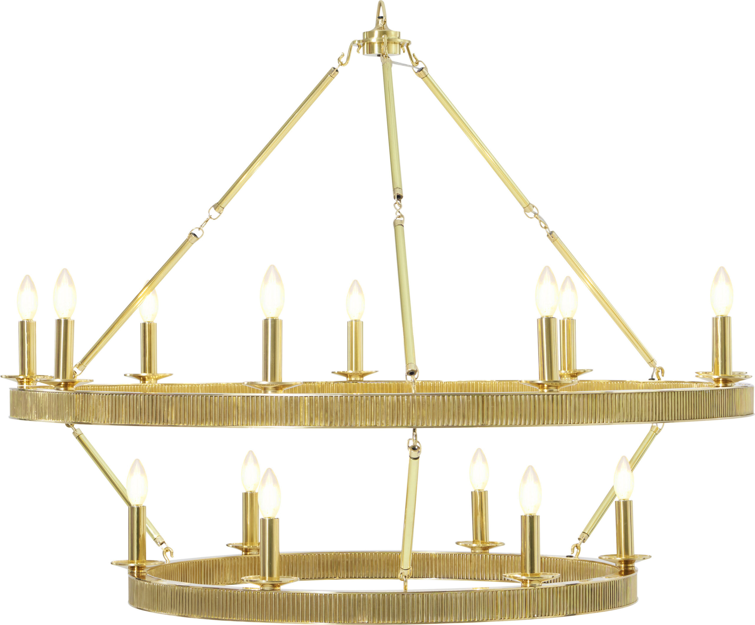 2478496480a08c56bac578afadfb3e08 Ta Illuminations - Simon Grande Stack Chandelier - Image 1