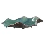 Abella Ceramic Indoor-outdoor Wall Decor, Aqua, S/3 - Image 4