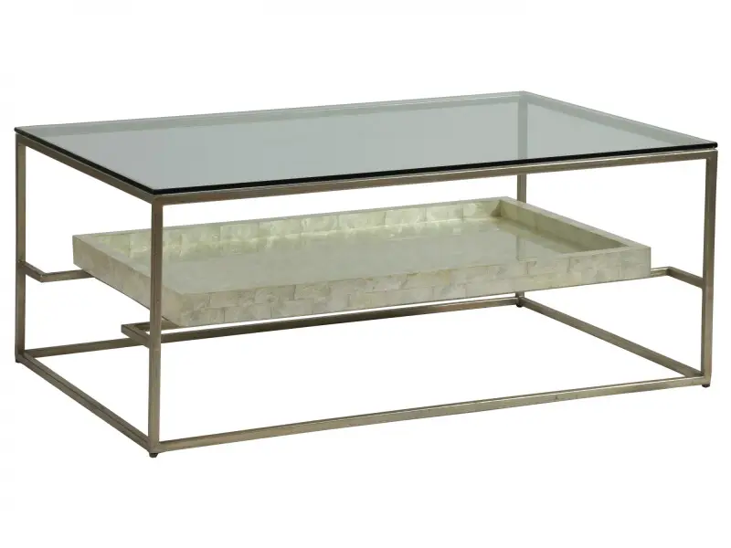 2a9d9f7ea3d974ffb2de1e366232703e Signature Designs Cumulus Capiz Rectangular Cocktail Table - Image 1