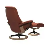Stressless® Sunrise (M) Signature Base Recliner with Ottoman - Image 5