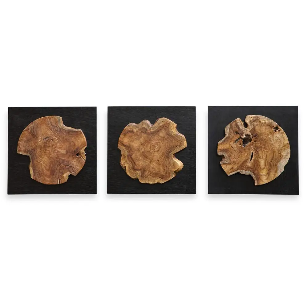 2f97f4d509aec2f49dac082ebf825697 Kolini Wood Wall Decor, S/3 - Image 1