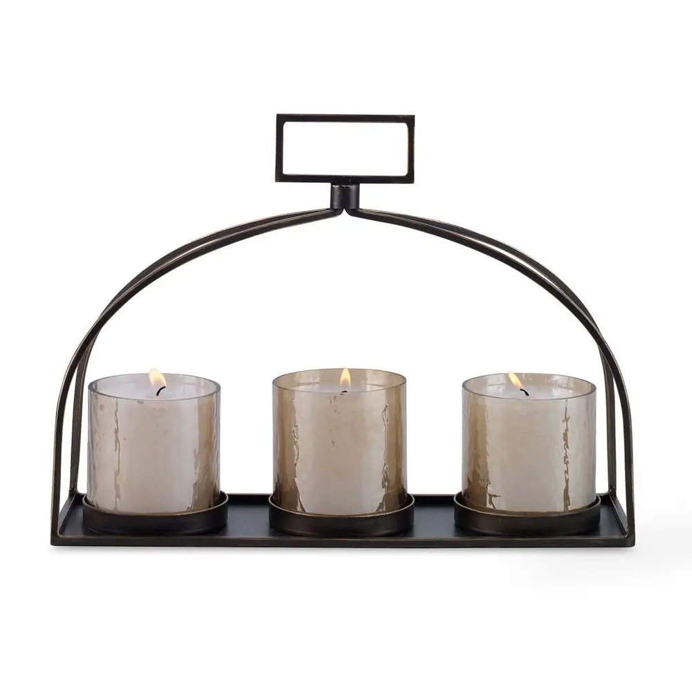30fc2f9877601b919593b8a355db55a4 Riad, Triple Candleholder - Image 1
