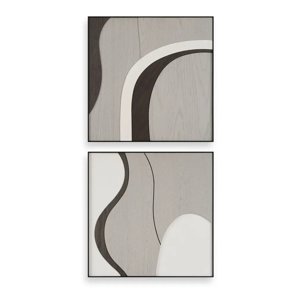 314edea02b996bbb5c15d8887551f344 Joel Wood Wall Decor, S/2 - Image 1