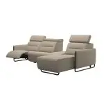 Stressless® Emily Steel 2 seater + Center + Long Seat (M) (with 1 Power seat) - Image 3