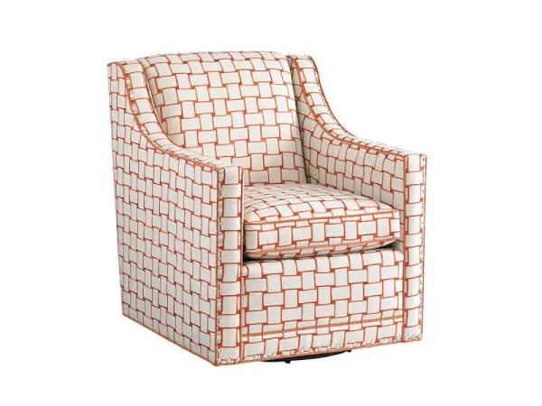 Lexington Upholstery Barrier Swivel Chair 7620-11SW - Image 5