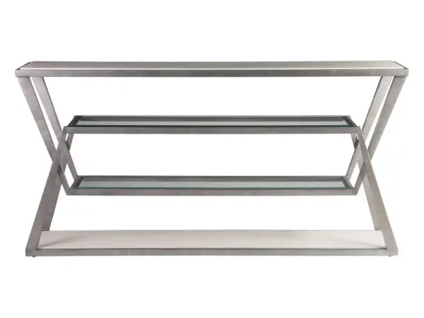 Signature Designs Adamo Silver Gray Console - Image 5