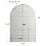 Grantola Arch Mirror, Gold - Image 8