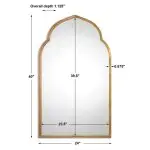 Kenitra Arch Mirror, Gold - Image 7