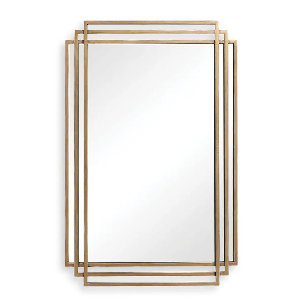 3ff5e52c86a29322ad0c468716f66d9f Amherst Mirror, Gold - Image 1