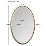 Herleva Oval Mirror - Image 6