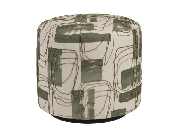 Three Arch Swivel Ottoman 5453-44SW-60