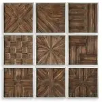 Bryndle Squares Wood Wall Decor, S/9