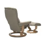 Stressless® Mayfair (M) Classic Base Recliner with Ottoman - Image 5