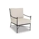 Provence Club Chair in Canvas Flax w/ Self Welt