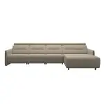 Stressless® Emily Wood 3 seater + Long Seat (L) (with 1 Power seat)