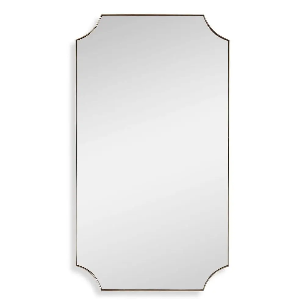 524acf5c91dd0214f959669d329870dd Lennox Mirror, Brass - Image 1