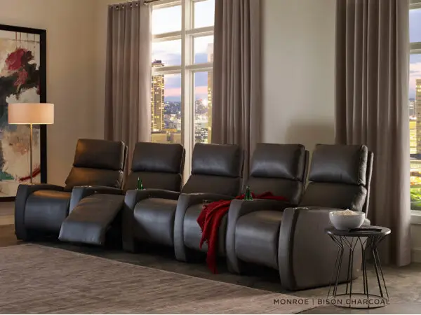 Monroe Home Theater Recliner Chair - Image 3