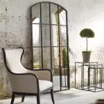 Amiel Large Arch Mirror, Bronze - Image 4