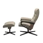 Stressless® Opal (M) Cross Base Recliner with Ottoman - Image 3
