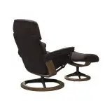 Stressless® Ruby (M) Signature Base Recliner with Ottoman - Image 4
