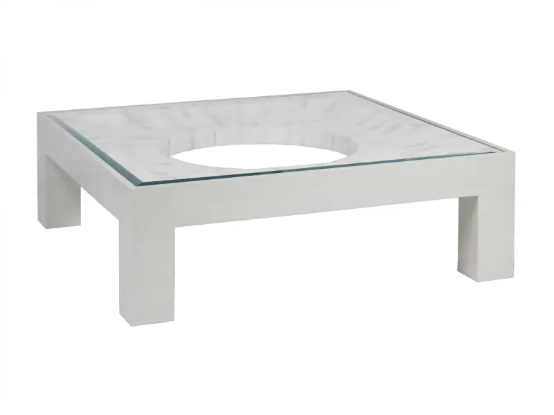 5d79fadf2e59d77a9a656b8962cd3dad Signature Designs Elation White Square Cocktail Table - Image 1