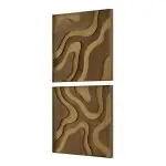 Golden Terrain Wood Wall Decor, S/2 - Image 4