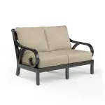 Monterey Loveseat in Linen Stone w/ Selt Welt