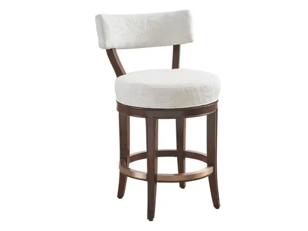Giles Upholstered Swivel Counter Stool 743-895