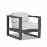 Redondo Club Chair in Cast Silver, No Welt