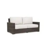 Montecito Loveseat in Canvas Flax w/ Self Welt