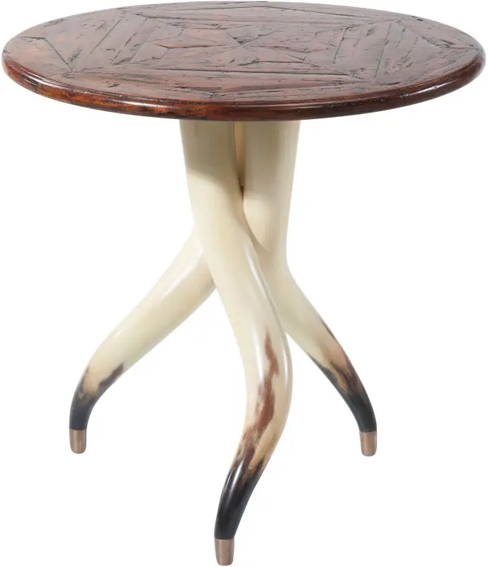 6439ebd7f4b7a993763c4754204a7c39 Castle Bromwich - The Longhorn Side Table - Image 1