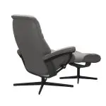 Stressless® Sunrise (M) Cross Base Recliner with Ottoman - Image 4