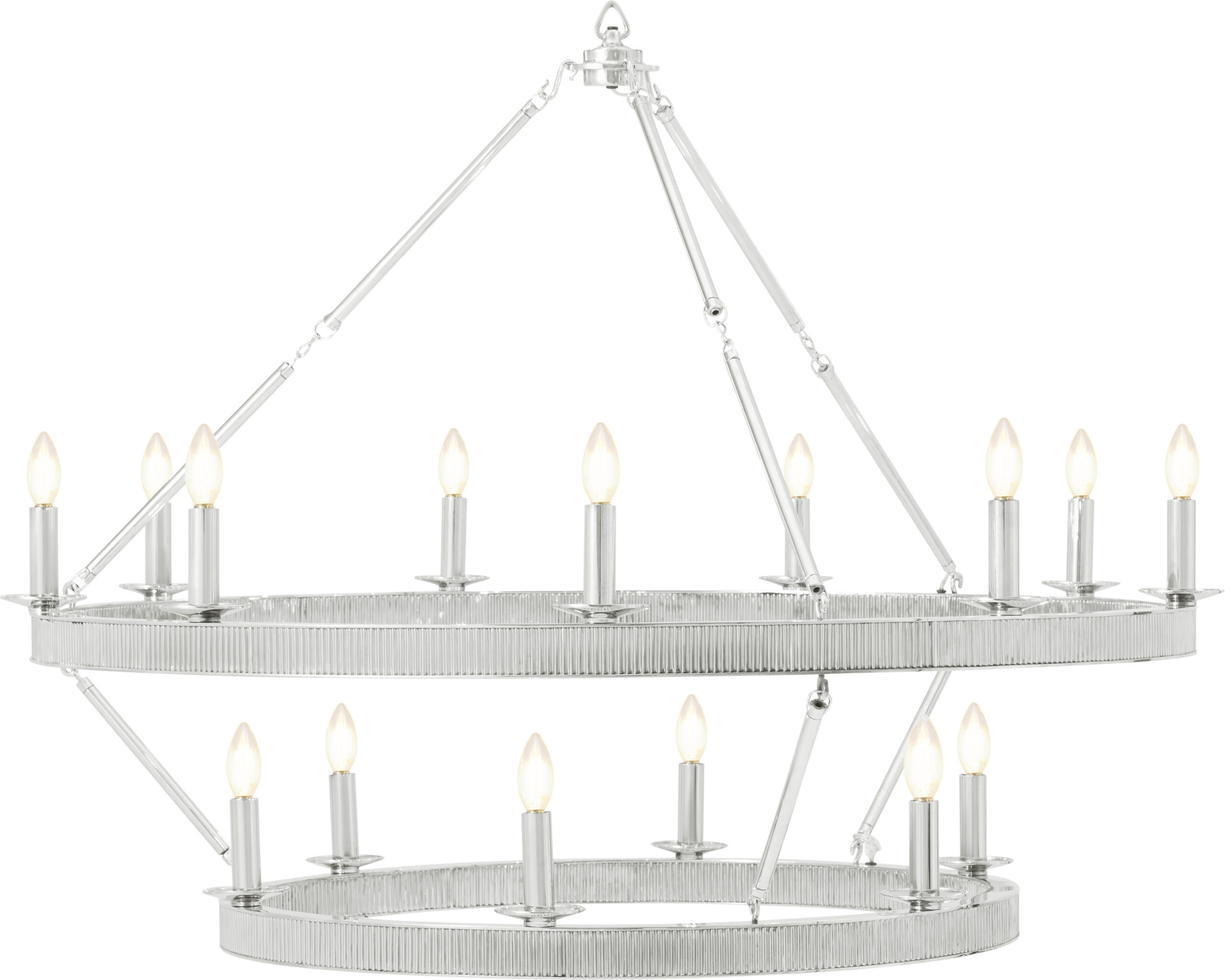 696e8138635defb0f0598e53a40d2465 Ta Illuminations - Simon Grande Stack Chandelier - Image 1