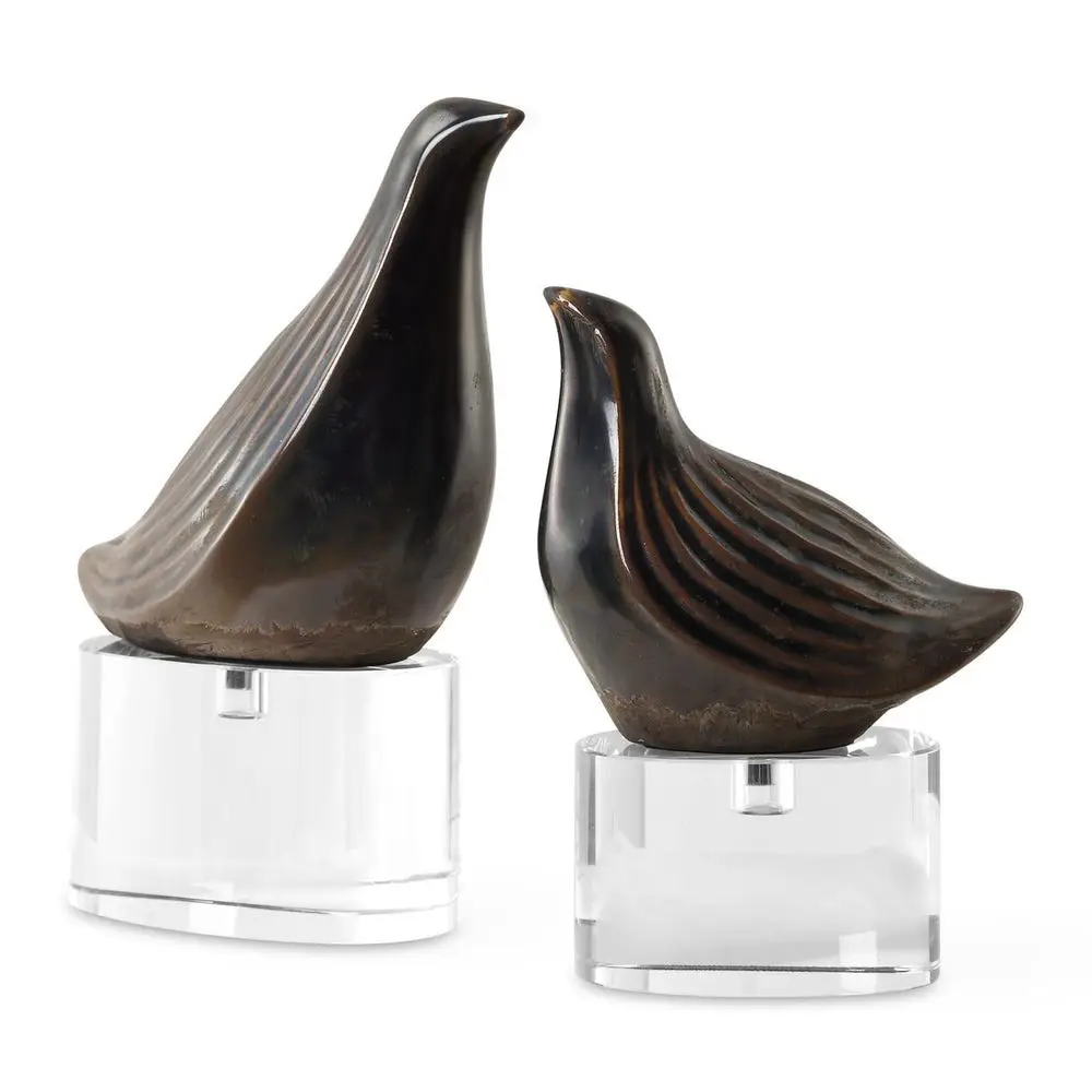 6c87be9f038cd4b4a410c852706ba179 Nesting Bird, Sculptures, S/2 - Image 1