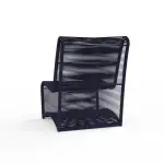 Marino Armless Club Chair in Navy - Image 3