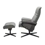 Stressless® Sunrise (M) Cross Base Recliner with Ottoman - Image 2