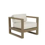 Coastal Teak Club Chair | Frame SKU
